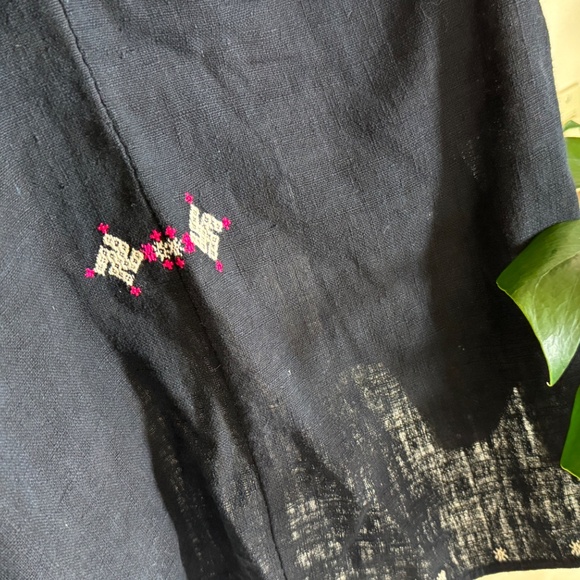 Antique Indigo Hand Sewn Tribal Jacket XS Excellent Condition Ethnic Asian - Picture 9 of 10